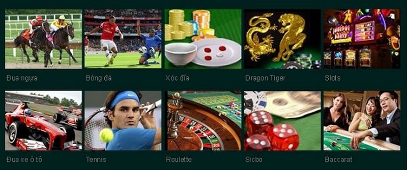 Nhiều những tựa game hay được cung cấp bởi nhà cái Casino889