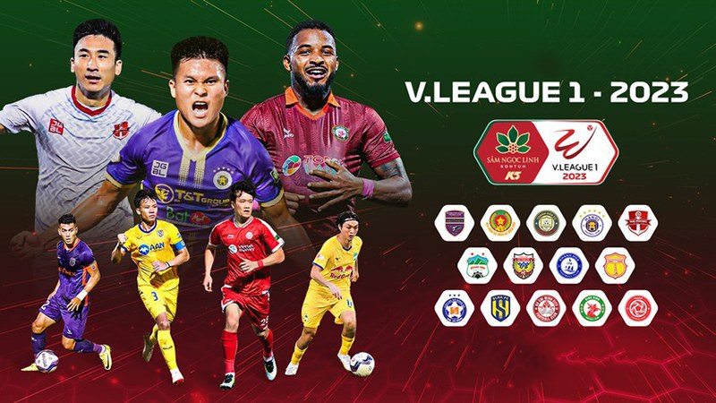 14 đội bóng tranh tài Bảng xếp hạng bóng đá V- League