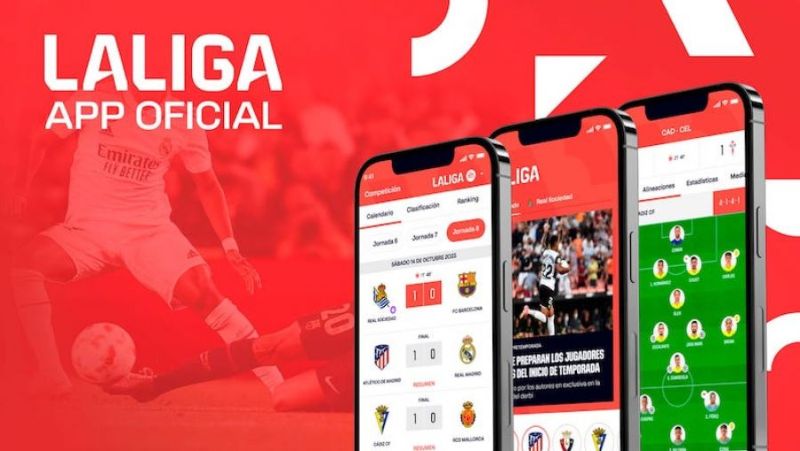 Cả thế giới La Liga được thể hiện trong ứng dụng trên điện thoại
